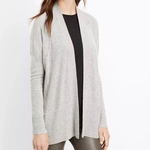 Love Ellie Stitch Fix Women's Open front cardigan lightweight grey size L NEW